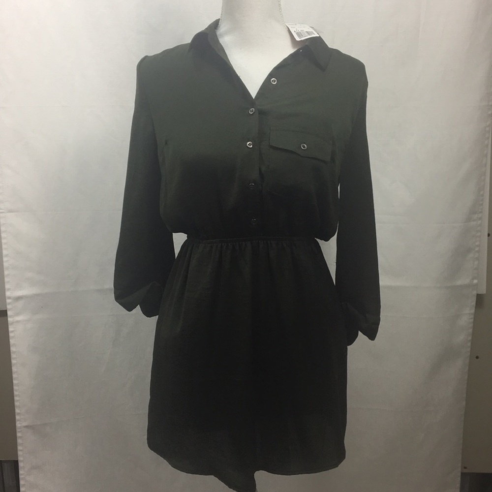 Dark green dress